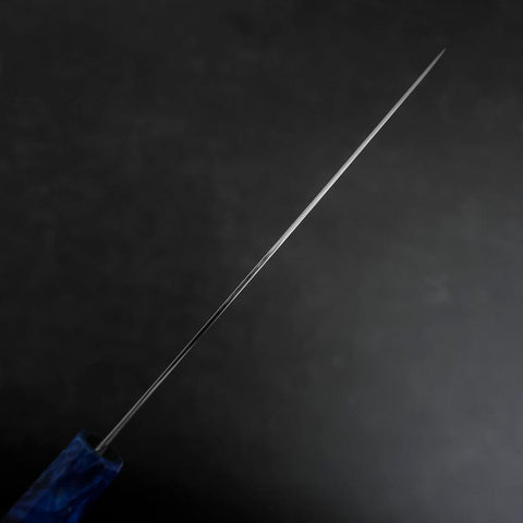 Petty VG-10 Damas Manche en Bois de Bouleau Bleu 150mm-[Musashi]-[Couteaux de cuisine japonais]