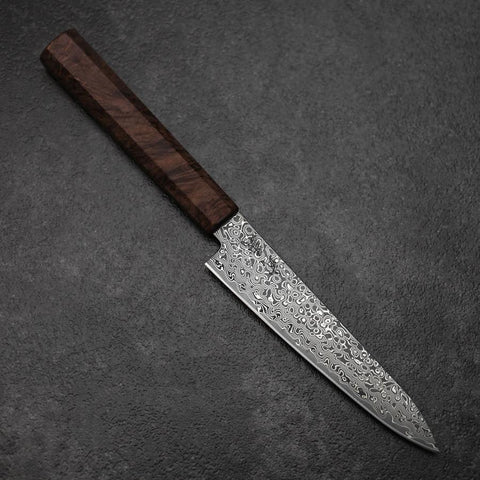 Petty VG-10 Damas Manche en Bois de Bouleau Marron 135mm-[Musashi]-[Couteaux de cuisine japonais]