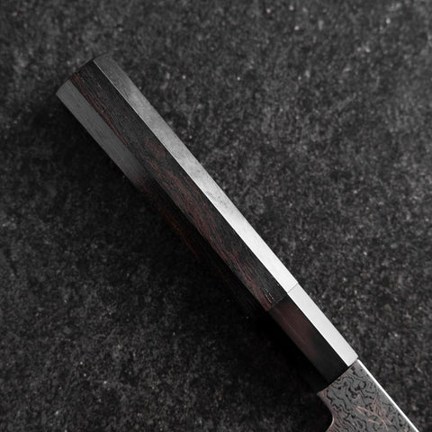 Petty VG-10 Damas Manche en Buffle et Ébène 100mm-[Musashi]-[Couteaux de cuisine japonais]