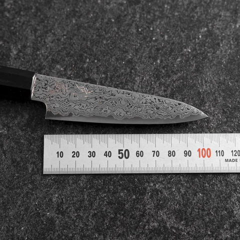 Petty VG-10 Damas Manche en Buffle et Ébène 100mm-[Musashi]-[Couteaux de cuisine japonais]