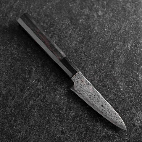 Petty VG-10 Damas Manche en Buffle et Ébène 100mm-[Musashi]-[Couteaux de cuisine japonais]