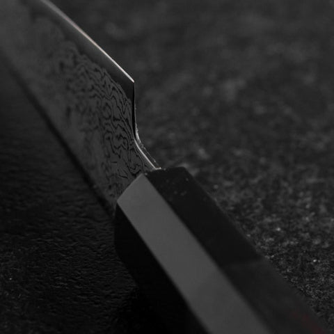 Petty VG-10 Damas Manche en Buffle et Ébène 105mm-[Musashi]-[Couteaux de cuisine japonais]