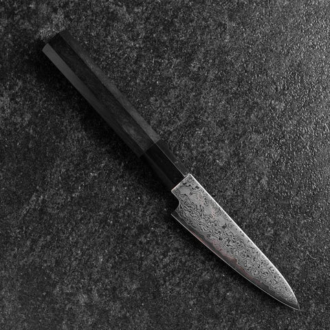 Petty VG-10 Damas Manche en Buffle et Ébène 105mm-[Musashi]-[Couteaux de cuisine japonais]