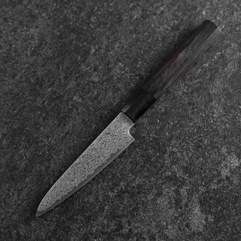 Petty VG-10 Damas Manche en Buffle et Ébène 120mm-[Musashi]-[Couteaux de cuisine japonais]