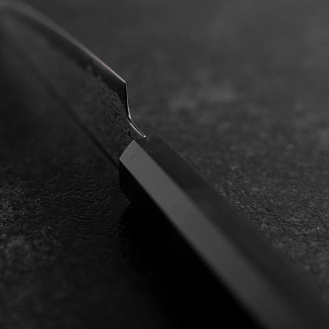 Petty VG-10 Damas Manche en Buffle et Ébène 120mm-[Musashi]-[Couteaux de cuisine japonais]