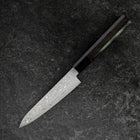 Petty VG-10 Damas Manche en Buffle et Ébène 135mm-[Musashi]-[Couteaux de cuisine japonais]