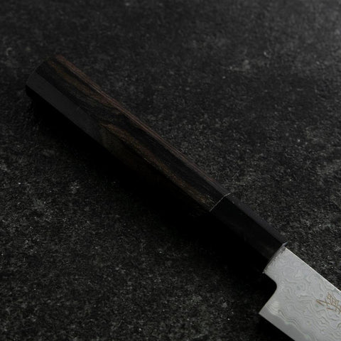 Petty VG-10 Damas Manche en Buffle et Ébène 135mm-[Musashi]-[Couteaux de cuisine japonais]