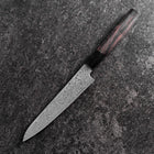 Petty VG-10 Damas Manche en Buffle et Ébène 150mm-[Musashi]-[Couteaux de cuisine japonais]