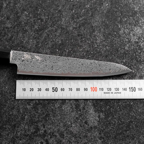 Petty VG-10 Damas Manche en Buffle et Ébène 150mm-[Musashi]-[Couteaux de cuisine japonais]