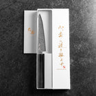 Petty VG-10 Damas Manche en Buffle et Ébène 150mm-[Musashi]-[Couteaux de cuisine japonais]