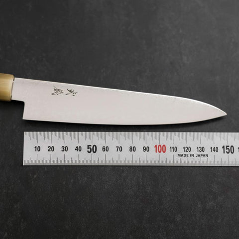 Petty VG-10 Damas Manche en Buffle et Érable Rose 150mm-[Musashi]-[Couteaux de cuisine japonais]