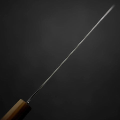 Petty VG-10 Damas Manche en Buffle et Érable Rose Sombre 150mm-[Musashi]-[Couteaux de cuisine japonais]