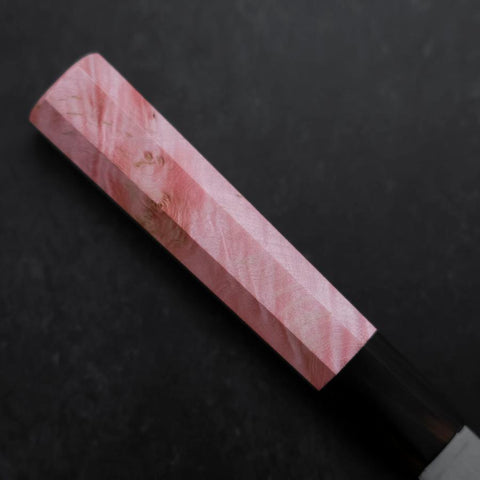 Petty VG-10 Damas Manche en Buffle et Érable Rose Sombre 150mm-[Musashi]-[Couteaux de cuisine japonais]