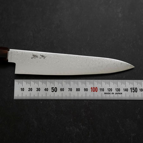 Petty VG-10 Damas Manche en Buffle et Érable Rose Sombre 150mm-[Musashi]-[Couteaux de cuisine japonais]