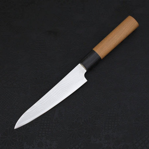 Petty VG-10 Damas Manche en Cerisier 135mm-[Musashi]-[Couteaux de cuisine japonais]