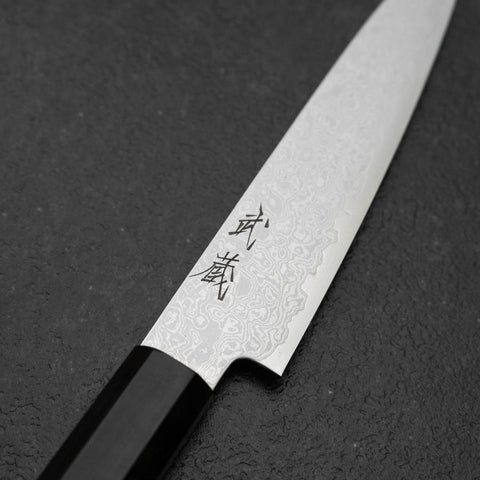 Petty VG-10 Damas Manche en Ébène 120mm-[Musashi]-[Couteaux de cuisine japonais]