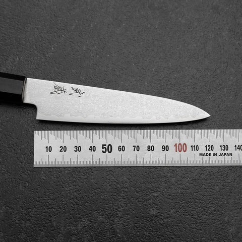 Petty VG-10 Damas Manche en Ébène 120mm-[Musashi]-[Couteaux de cuisine japonais]