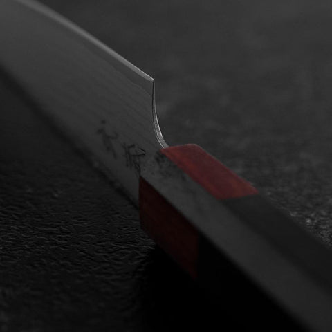 Petty VG-10 Damas Manche en Ébène et Bois de Rose 130mm-[Musashi]-[Couteaux de cuisine japonais]