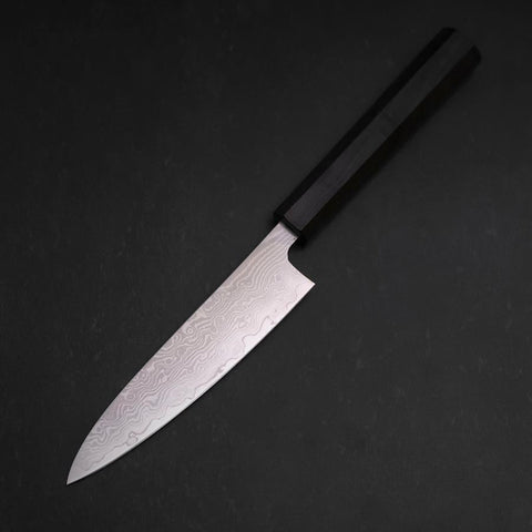 Petty VG-10 Damascus Ashwood Handle 130mm-[Musashi]-[Japanese-Kitchen-Knives]