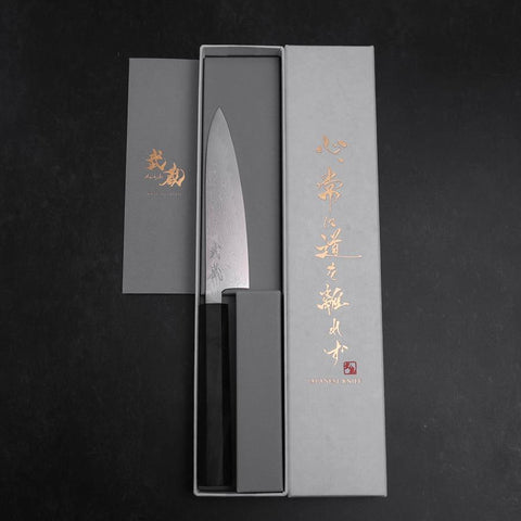 Petty VG-10 Damas Manche en Frêne 130mm-[Musashi]-[Couteaux de cuisine japonais]