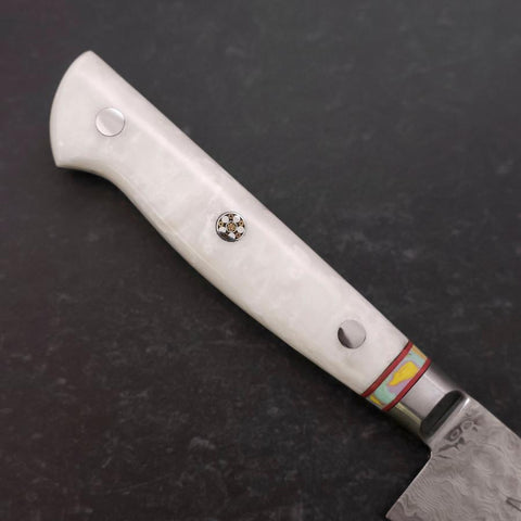 Petty VG-10 Damascus Artificial Stone Rainbow Handle 150mm-[Musashi]-[Couteaux de cuisine japonais]