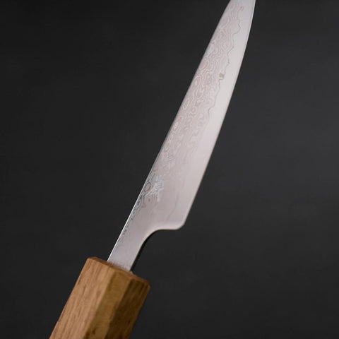 Petty VG-10 Damascus Yaki Urushi Handle 85mm-[Musashi]-[Couteaux de cuisine japonais]