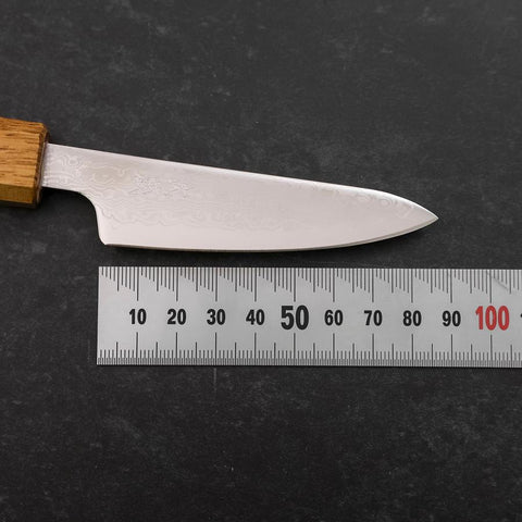 Petty VG-10 Damascus Yaki Urushi Handle 85mm-[Musashi]-[Couteaux de cuisine japonais]