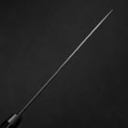 Petty VG-10 Miroir Tsuchime Damas Manche en Occidental Noir 135mm-[Musashi]-[Couteaux de cuisine japonais]