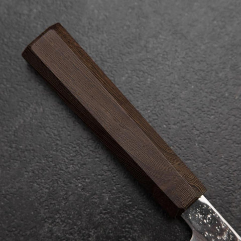 Petty VG-10 Nashiji Manche en Bois de Wengé 135mm-[Musashi]-[Couteaux de cuisine japonais]