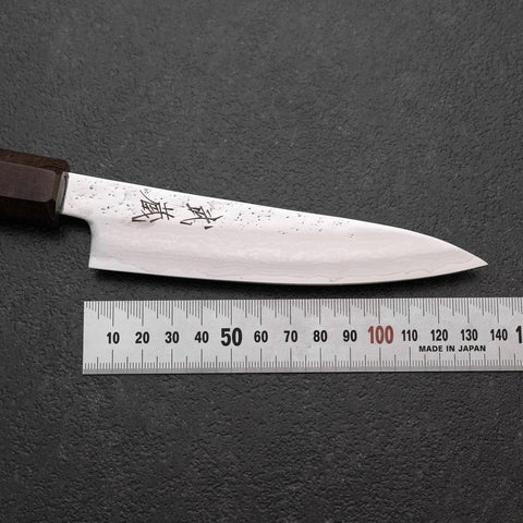Petty VG-10 Nashiji Manche en Bois de Wengé 135mm-[Musashi]-[Couteaux de cuisine japonais]