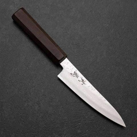 Petty VG-10 Nashiji Manche en Bois de Wengé 135mm-[Musashi]-[Couteaux de cuisine japonais]
