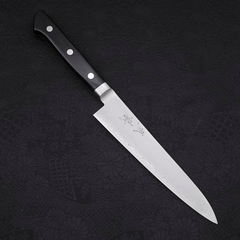 Petty VG-10 Poli Manche Occidental Noir 150mm-[Musashi]-[Couteaux de cuisine japonais]