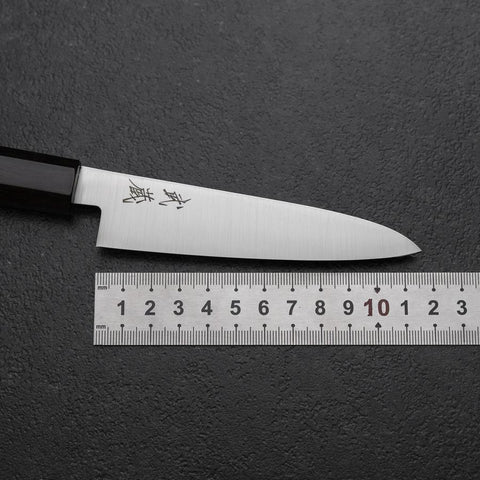 Petty VG-10 Poli Manche en Ébène 115mm-[Musashi]-[Couteaux de cuisine japonais]