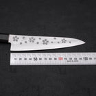 Petty VG-10 Sakura Poli Manche en Ébène 150mm-[Musashi]-[Couteaux de cuisine japonais]