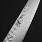 Petty VG-10 Tsuchime Damas Manche Occidental Bleu 135mm-[Musashi]-[Couteaux de cuisine japonais]