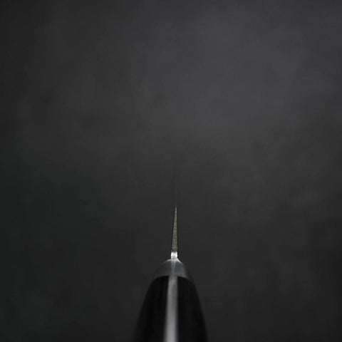 Petty VG-10 Tsuchime Damas Manche Occidental Bleu 135mm-[Musashi]-[Couteaux de cuisine japonais]