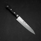 Petty VG-10 Tsuchime Damas Manche Occidental Bleu 135mm-[Musashi]-[Couteaux de cuisine japonais]