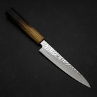 Petty VG-10 Tsuchime Damas Manche Yaki-Urushi 150mm-[Musashi]-[Couteaux de cuisine japonais]