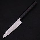 Petty VG-10 Tsuchime Damas Manche en Buffle et Ébène 120mm-[Musashi]-[Couteaux de cuisine japonais]
