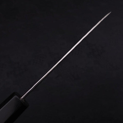 Petty VG-10 Tsuchime Damas Manche en Buffle et Ébène 120mm-[Musashi]-[Couteaux de cuisine japonais]
