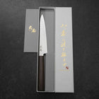 Petty VG-10 Tsuchime Damas Manche en Frêne 150mm-[Musashi]-[Couteaux de cuisine japonais]