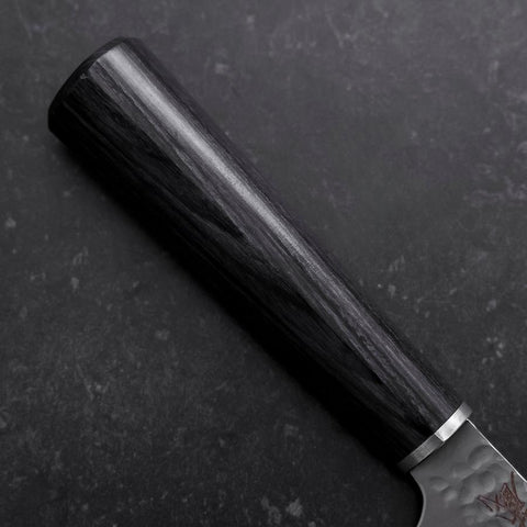 Petty VG-10 Tsuchime Manche Oval Pourpre 120mm-[Musashi]-[Couteaux de cuisine japonais]
