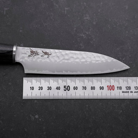Petty VG-10 Tsuchime Manche Oval Pourpre 120mm-[Musashi]-[Couteaux de cuisine japonais]