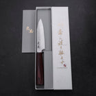 Petty VG-10 Tsuchime Manche en Acajou Oval 120mm-[Musashi]-[Couteaux de cuisine japonais]