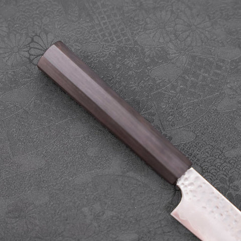 Petty VG-10 Tsuchime Manche en Ébène 150mm-[Musashi]-[Couteaux de cuisine japonais]