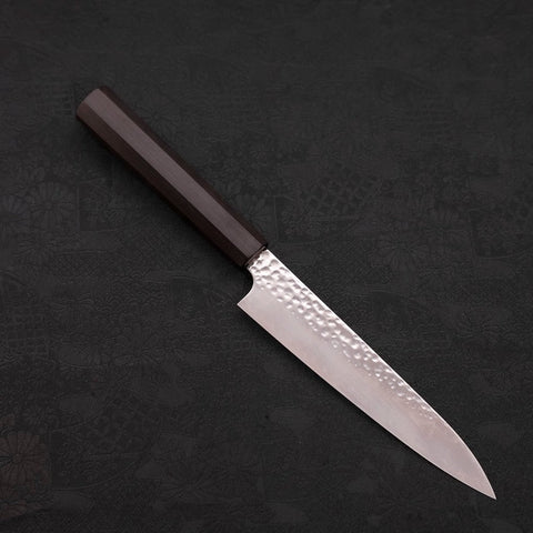 Petty VG-10 Tsuchime Manche en Ébène 150mm-[Musashi]-[Couteaux de cuisine japonais]