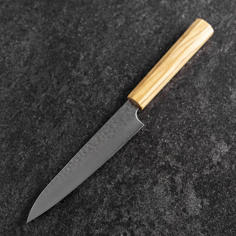 Petty VG-10 Tsuchime Manche en Olivier 150mm-[Musashi]-[Couteaux de cuisine japonais]