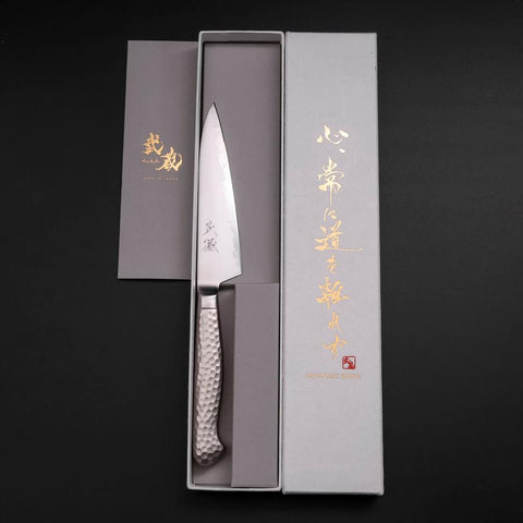 Petty VG-5 Damas Inox Intégral Manche Occidental 120mm-[Musashi]-[Couteaux de cuisine japonais]