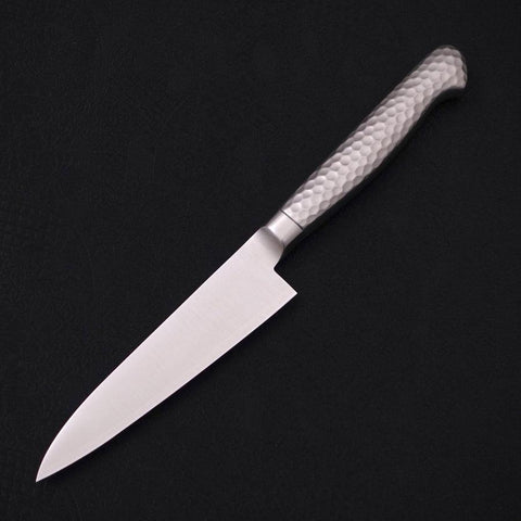 Petty VG-5 Poli Inox Intégral Manche Occidental 120mm-[Musashi]-[Couteaux de cuisine japonais]