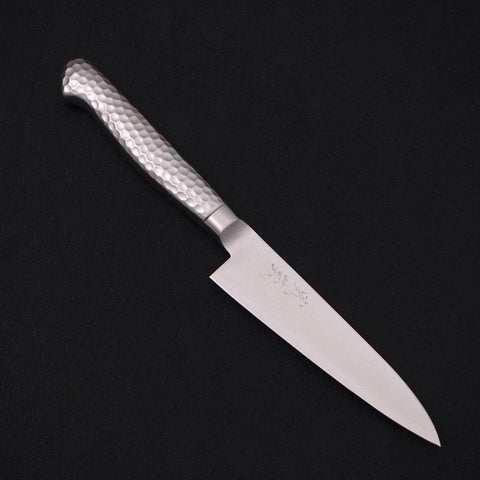 Petty VG-5 Poli Inox Intégral Manche Occidental 120mm-[Musashi]-[Couteaux de cuisine japonais]